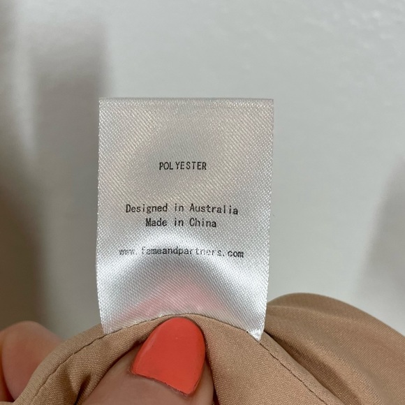 Fame and Partners Deco Siren Strappy Open Back Thigh Slit Maxi Dress Rose Floral - Picture 10 of 10